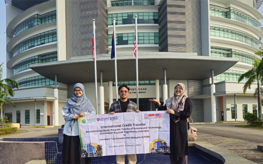 2 Mahasiswa Bioteknologi UNISA Yogyakakarta Lolos Program International Credit Transfer ke Universitas Tun Hussein Onn Malaysia